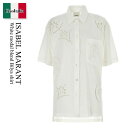 【数量限定・在庫限り・早い者勝ち!】 イザベルマラン / Isabel Marant White Modal Blend Bilya Shirt / CH006...