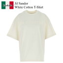 【数量限定・在庫限り・早い者勝ち!】 ジルサンダー / Jil Sander White Cotton T-Shirt / J03GC0137J 20243 /...