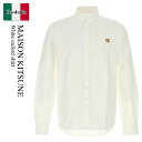 【数量限定・在庫限り・早い者勝ち!】 メゾン キツネ / Maison Kitsune White Oxford Shirt / MM00413WC5012 /...