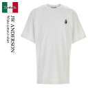 【数量限定・在庫限り・早い者勝ち!】 ジェイダブリュ アンダーソン / Jw Anderson White Cotton T-Shirt / JT0257PG1...