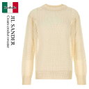【数量限定・在庫限り・早い者勝ち!】 ジルサンダー / Jil Sander Cream Crochet Sweater / J22GP0233J 16135 ...