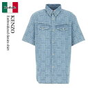 【数量限定・在庫限り・早い者勝ち!】 ケンゾー / Kenzo Embroidered Denim Shirt / FF55DC1026J4 / FF55DC1...