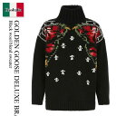 【数量限定・在庫限り・早い者勝ち!】 ゴールデングース / Golden Goose Deluxe Brand Black Wool Blend Sweater...