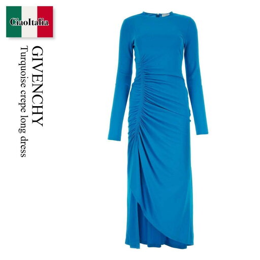 【数量限定・在庫限り・早い者勝ち!】 ジバンシィ / Givenchy Turquoise Crepe Long Dress / BW21N530XH / BW21N530XH 466 / BW21N530XH466 / ワンピース 【数量限定・在庫限り・早い者勝ち!】 ジバンシィ / Givenchy Turquoise Crepe Long Dress / BW21N530XH / BW21N530XH 466 / BW21N530XH466 / ワンピース