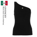 【数量限定・在庫限り・早い者勝ち!】 ジバンシィ / Givenchy Black Stretch Viscose Blend Top / BW70D230ZS...