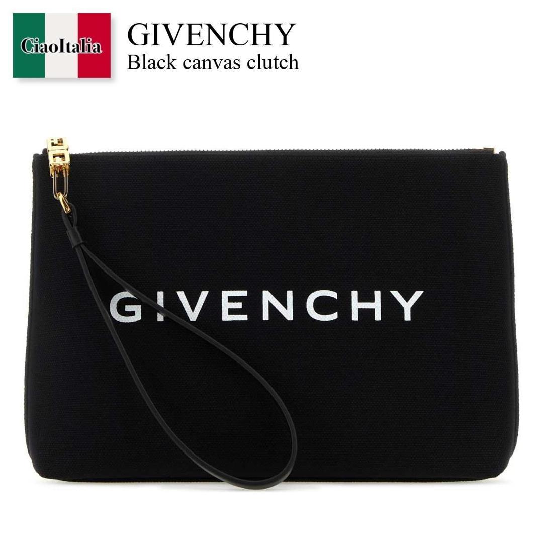 【数量限定・在庫限り・早い者勝ち!】 ジバンシィ / かばん / カバン / Givenchy Black Canvas Clutch / BB60KSB1F1 / BB60KSB1F1 001 / BB60KSB1F1001 / クラッチバッグ