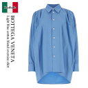 【数量限定・在庫限り・早い者勝ち!】 ボッテガ・ヴェネタ / Bottega Veneta Light Blue Cotton Blend Oversize S...