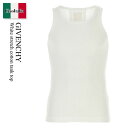【数量限定・在庫限り・早い者勝ち!】 ジバンシィ / Givenchy White Stretch Cotton Tank Top / BM71KY3YLE /...