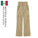 【数量限定・在庫限り・早い者勝ち!】 ボッテガ・ヴェネタ / Bottega Veneta Beige Cotton Blend Cargo Pant / 79...