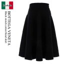 【数量限定・在庫限り・早い者勝ち!】 ボッテガ・ヴェネタ / Bottega Veneta Black Stretch Cotton Blend Skirt /...