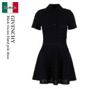 【数量限定・在庫限り・早い者勝ち!】 ジバンシィ / Givenchy Black Viscose Blend Polo Dress / BW22B74ZPN ...