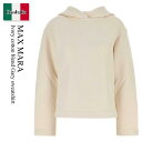 【数量限定・在庫限り・早い者勝ち!】 マックスマーラ / Max Mara Ivory Cotton Blend Gary Sweatshirt / 25119...