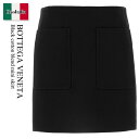 【数量限定・在庫限り・早い者勝ち!】 ボッテガ・ヴェネタ / Bottega Veneta Black Cotton Blend Mini Skirt / 81...