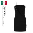 【数量限定・在庫限り・早い者勝ち!】 ジバンシィ / Givenchy Black Stretch Viscose Blend Mini Dress / BW2...
