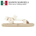 【数量限定・在庫限り・早い者勝ち!】 メゾン マルジェラ / Maison Margiela White Canvas Trekking Sandals / S57WP0096 P5395 / S57WP0096 P5395 T1003 / S57WP0096P5395 / S57WP0096P5395 T1003 / S57WP0096P5395T1003 / サンダル(4)