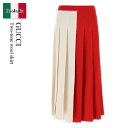 【数量限定・在庫限り・早い者勝ち!】 グッチ / Gucci Two-Tone Wool Skirt / 727146 XKCZB / 727146 XKCZB...