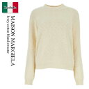 【数量限定・在庫限り・早い者勝ち!】 メゾン マルジェラ / Maison Margiela Ivory Cotton Blend Sweater / S51H...