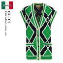 【数量限定・在庫限り・早い者勝ち!】 グッチ / Gucci Embroidered Cotton Vest / 754604 XKDGP / 754604 X...