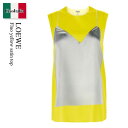 【数量限定・在庫限り・早い者勝ち!】 ロエベ / Loewe Fluo Yellow Satin Top / S359Y07X63 / S359Y07X63 Y...