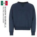 【数量限定・在庫限り・早い者勝ち!】 メゾン マルジェラ / Maison Margiela Navy Blue Cotton Sweatshirt / S50...