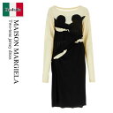 【数量限定・在庫限り・早い者勝ち!】 メゾン マルジェラ / Maison Margiela Two-Tone Jersey Dress / S51DD0013...