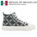 【数量限定・在庫限り・早い者勝ち!】 マイケル・コース / Michael By Michael Kors Embroidered Canvas Sneaker...