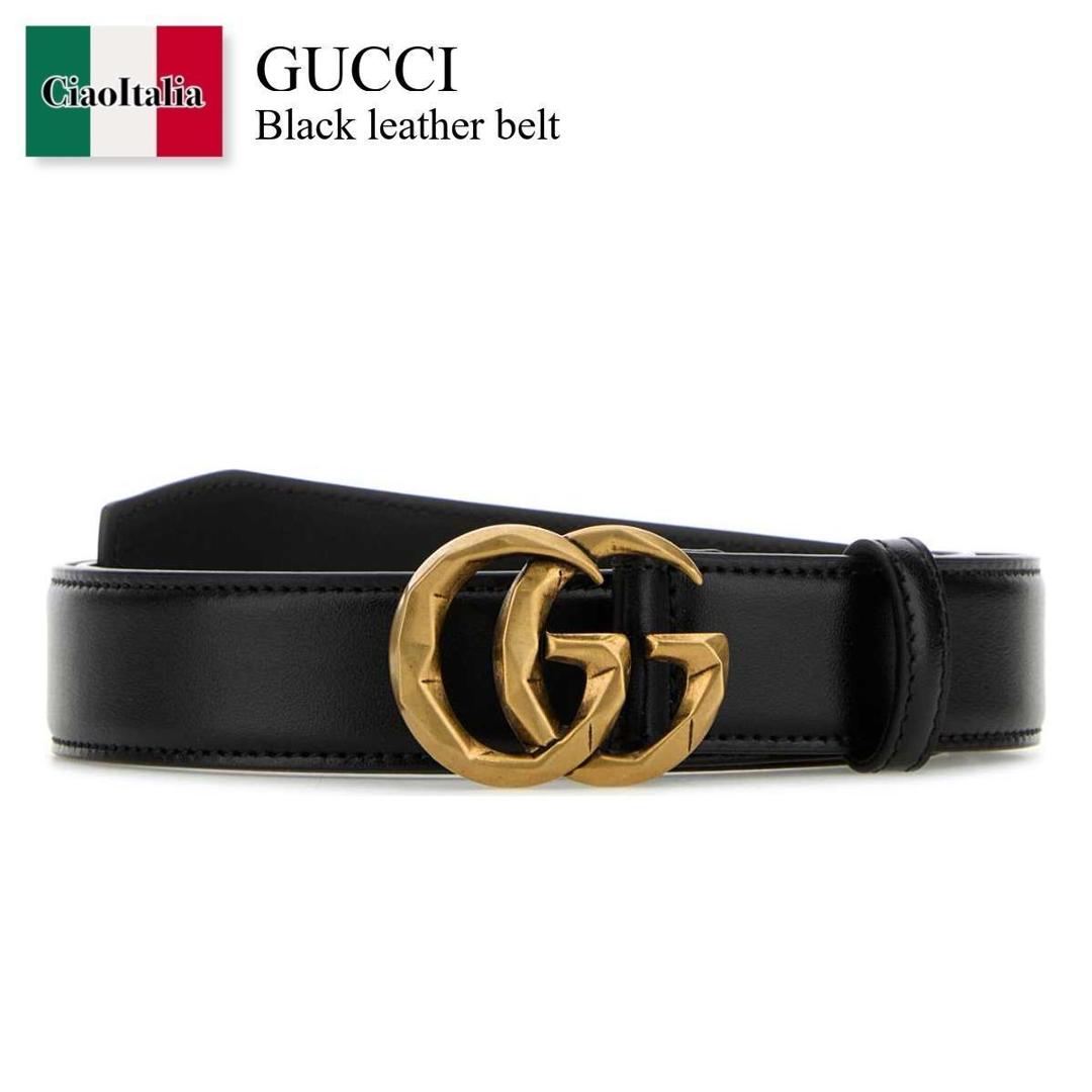 【数量限定・在庫限り・早い者勝ち!】 グッチ / Gucci Black Leather Belt / 795527 0AAAR / 795527 0AAAR 1000 / 7955270AAAR / 7955270AAAR 1000 / 7955270AAAR1000 / ベルト