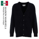 【数量限定・在庫限り・早い者勝ち!】 メゾン マルジェラ / Maison Margiela Midnight Blue Wool Cardigan / S50...