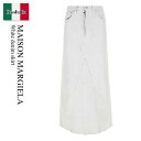【数量限定・在庫限り・早い者勝ち!】 メゾン マルジェラ / Maison Margiela White Denim Skirt / SI0MA0003 S30...