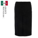 【数量限定・在庫限り・早い者勝ち!】 グッチ / Gucci Black Tweed Skirt / 797274 ZAQ6U / 797274 ZAQ6U 1...