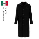 【数量限定・在庫限り・早い者勝ち!】 グッチ / Gucci Black Wool Blend Coat / 791444 ZAQ9Z / 791444 ZAQ...