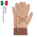 【数量限定・在庫限り・早い者勝ち!】 グッチ / Gucci Pink Cashmere Blend Gloves / 816554 3GAMK / 81655...