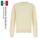 【数量限定・在庫限り・早い者勝ち!】 メゾン マルジェラ / Maison Margiela Ivory Wool Sweater / S50HL0041 M1...