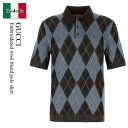 【数量限定・在庫限り・早い者勝ち!】 グッチ / Gucci Embroidered Wool Blend Polo Shirt / 811390 XKEJF ...