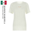 【数量限定・在庫限り・早い者勝ち!】 メゾン マルジェラ / Maison Margiela White Cotton Blend T-Shirt / S50G...