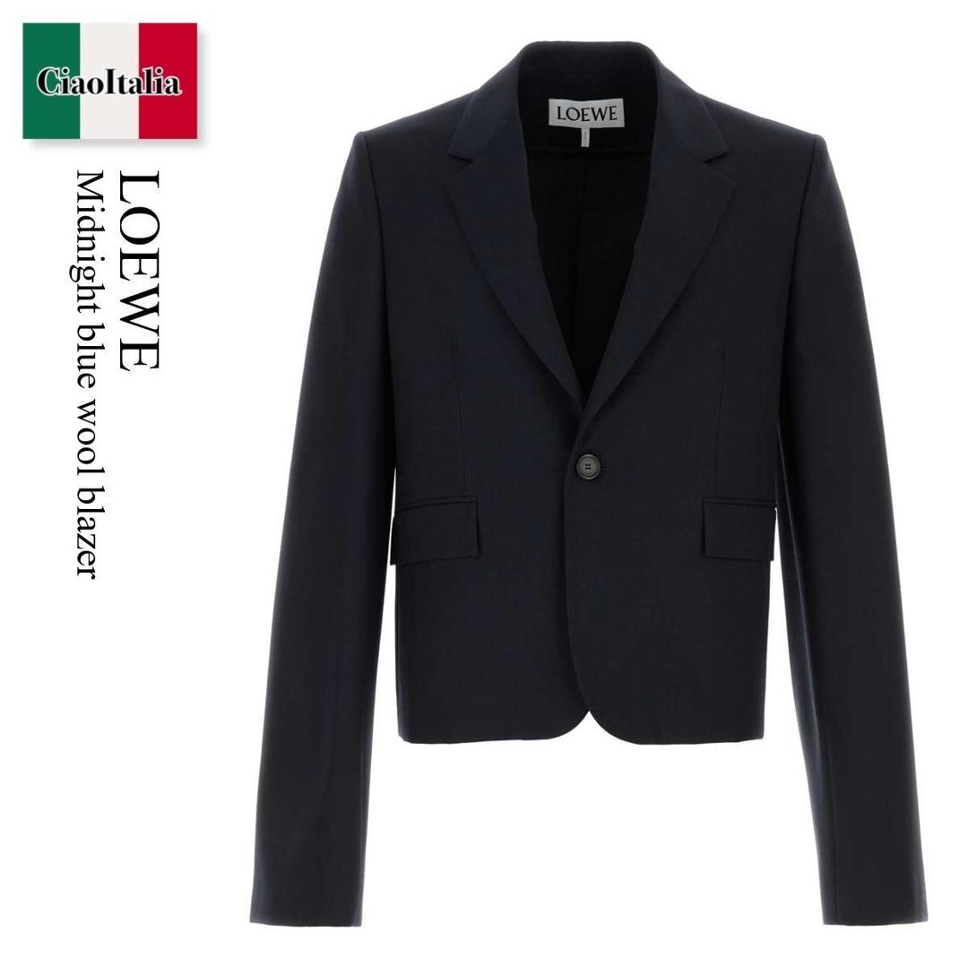 【数量限定・在庫限り・早い者勝ち！】 ロエベ / Loewe Midnight Blue Wool Blazer / H526Y03WBS / H526Y03WBS NAVYBLU / H526Y03WBSNAVYBLU / ジャケットその他