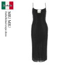 【数量限定・在庫限り・早い者勝ち!】 ミュウミュウ / Miu Miu Embellished Crepe Dress / MF4765 F0002 / MF4...