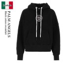 【数量限定・在庫限り・早い者勝ち!】 パームエンジェルス / Palm Angels Black Cotton Sweatshirt / PWBB023S23F...