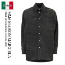 【数量限定・在庫限り・早い者勝ち!】 MM6 / Mm6 Maison Margiela Black Stretch Denim Oversize Shirt ...