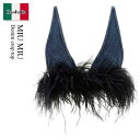 【数量限定・在庫限り・早い者勝ち!】 ミュウミュウ / Miu Miu Denim Crop Top / GWT055 F0AI7 / GWT055 SOOO1...