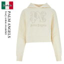 【数量限定・在庫限り・早い者勝ち!】 パームエンジェルス / Palm Angels Ivory Cotton Sweatshirt / PWBB069R24F...