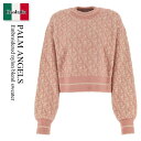 【数量限定・在庫限り・早い者勝ち!】 パームエンジェルス / Palm Angels Embroidered Nylon Blend Sweater / PWH...
