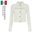 【数量限定・在庫限り・早い者勝ち!】 パームエンジェルス / Palm Angels White Denim Jacket / PWYE037R24DEN001 / PWYE037R24DEN001 0303 / PWYE037R24DEN0010303 / ジャケット