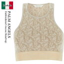 【数量限定・在庫限り・早い者勝ち!】 パームエンジェルス / Palm Angels Embroidered Viscose Blend Top / PWHT0...