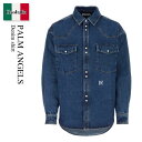 【数量限定・在庫限り・早い者勝ち!】 パームエンジェルス / Palm Angels Denim Shirt / PMYD023R24DEN002 / PMYD...