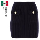 【数量限定・在庫限り・早い者勝ち!】 ミュウミュウ / Miu Miu Skirt / MMG454 F0008 / MMG454 S23213IV F0008...