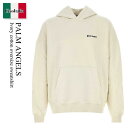 【数量限定・在庫限り・早い者勝ち!】 パームエンジェルス / Palm Angels Ivory Cotton Oversize Sweatshirt / PM...