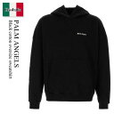 【数量限定・在庫限り・早い者勝ち!】 パームエンジェルス / Palm Angels Black Cotton Oversize Sweatshirt / PM...