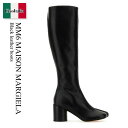 【数量限定・在庫限り・早い者勝ち!】 MM6 / Mm6 Maison Margiela Black Leather Boots / S59WW0110 P50...