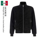 【数量限定・在庫限り・早い者勝ち!】 ムーレー / Moorer Midnight Blue Velvet Axten Bomber Jacket / AXTE...